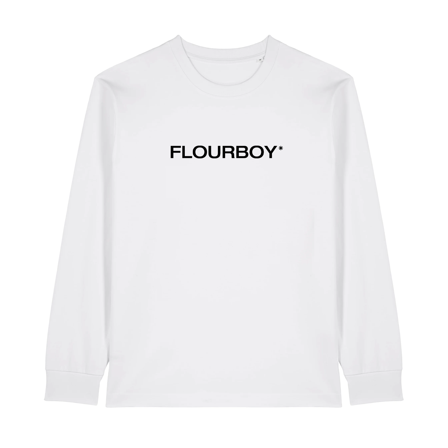 LONGSLEEVE | WHITE | TYPOGRAPHIC LOGO