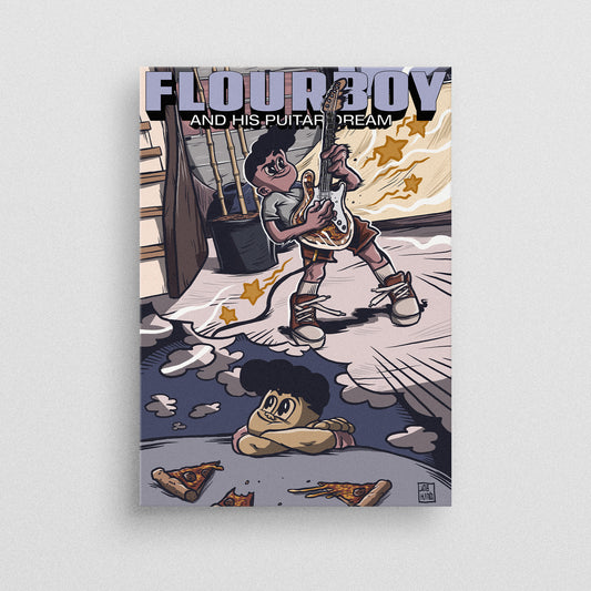 FLOURBOY AND HIS PUITAR DREAM | A3 POSTER